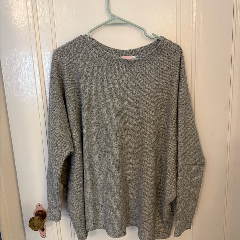 Cherish Heather Gray Women's Sweater
